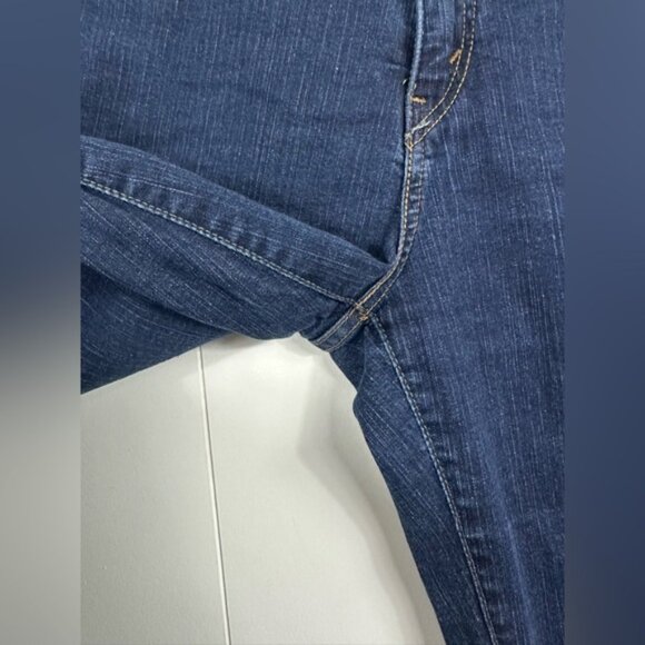 Levis Perfectly Slimming 512 Bootcut Denim Blue Jeans Stretch Sz 12 Petite Mediu - Picture 3 of 11